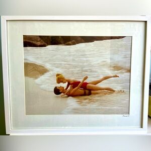 Framed FROM HERE TO MIAMI Art Print